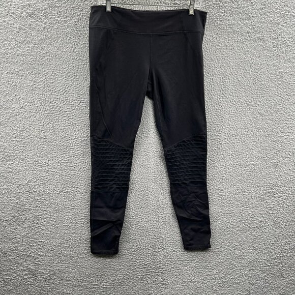 Joy Lab Womens Leggings Extra Large Black‎ Pull On Elastic Waist Athletic Yoga - Picture 1 of 9